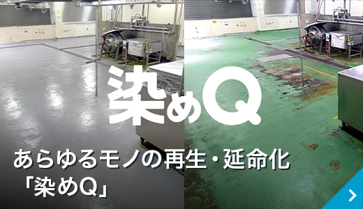 あらゆるモノの再生・延命化 「染めQ」